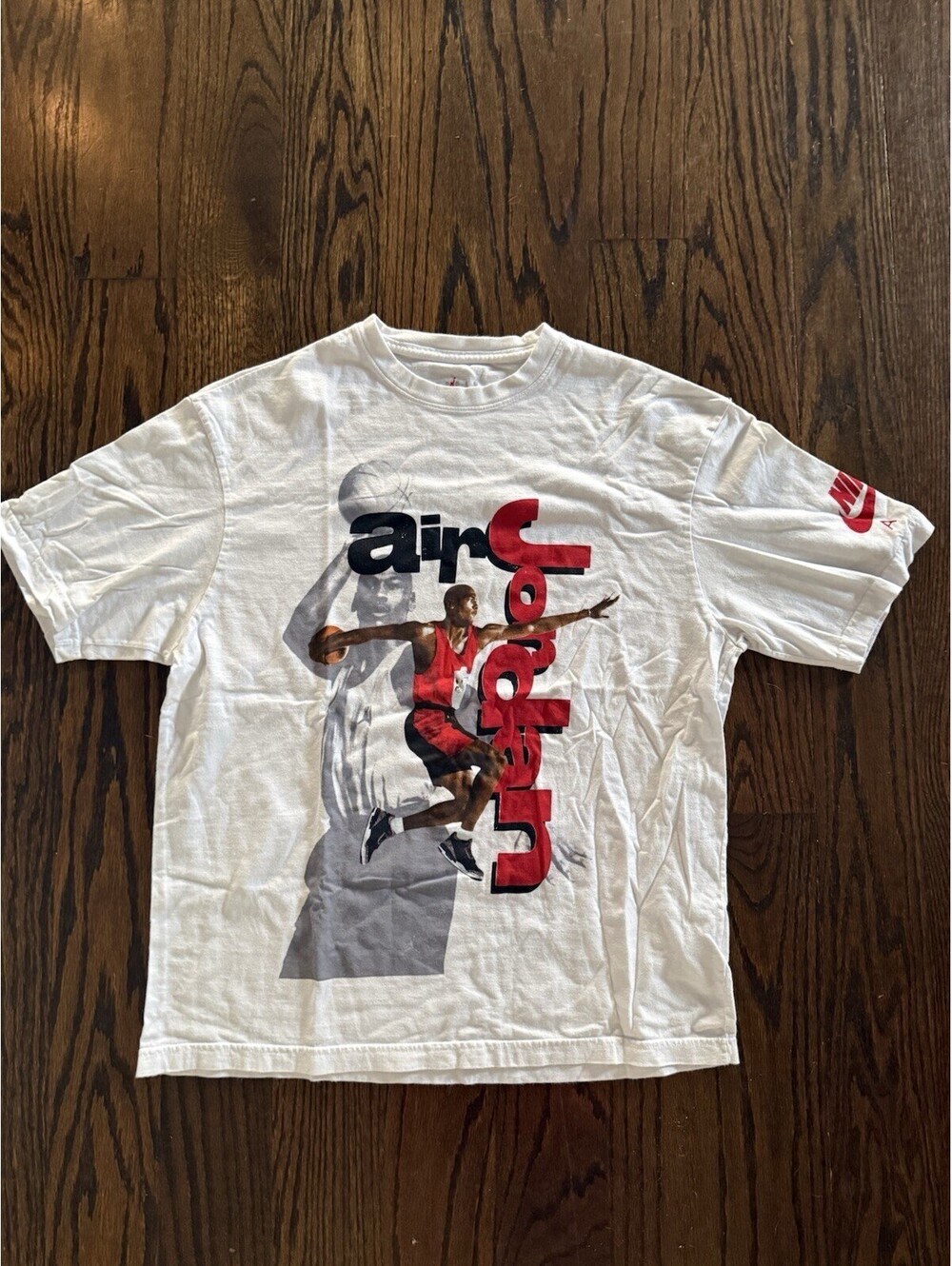 Nike Air Jordan Michael Jordan Photo Graphic T-Shirt Men’s Large White Rare Air
